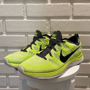 Womens Nike Flyknit One Lunarlon Neon Size 9.5